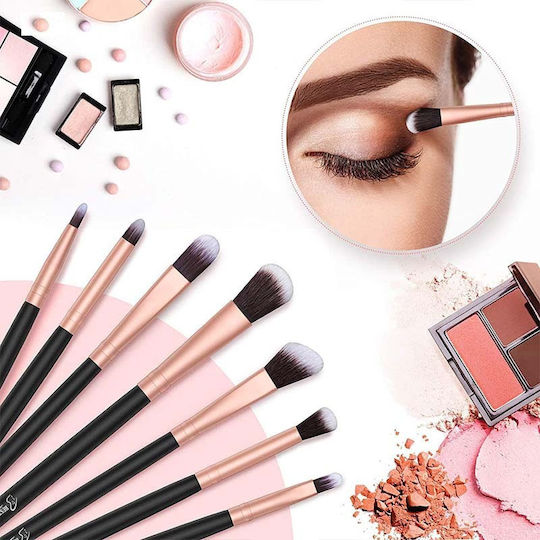 Bestope Professional Makeup Brush Set for Eye Shadow with Synthetic Bristle 16 Pieces
