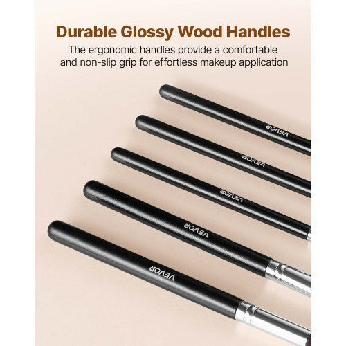 Vevor Professional Set with Makeup Brushes for Foundation made of Synthetic Hair 34pcs