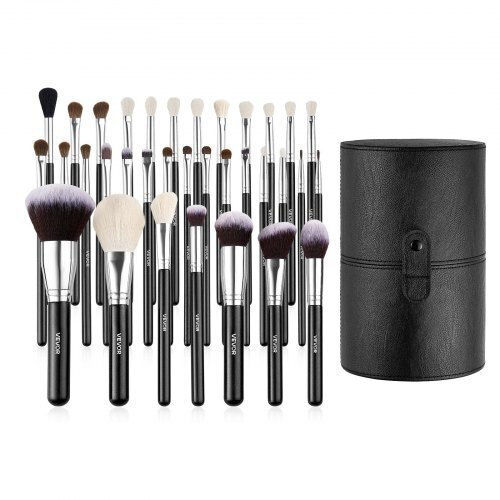 Vevor Professional Set with Makeup Brushes for Foundation made of Synthetic Hair 34pcs