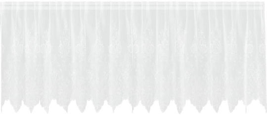 vidaXL White Window Curtain with Pencil Pleat 400x80cm