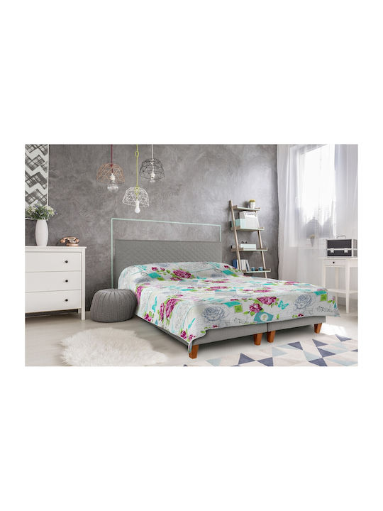 Alcam Tagesdecke Doppelbett Mikrofaser Rose 210x220cm