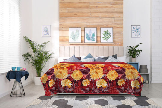 Alcam Armeria Coverlet Double Red 200x220cm