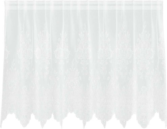 vidaXL Vorhang für Fenster mit Bleistiftfalten Weiß 200x80cm