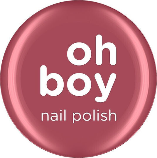 OhBoy Glossy Pink Nail Polish Sap Green Apple