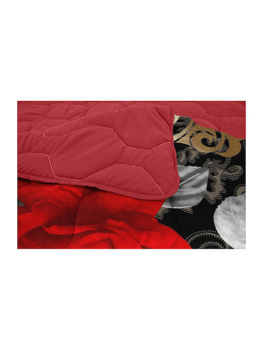 Alcam Retro Rose Κουβερλί Διπλό Ροζ 200x220cm