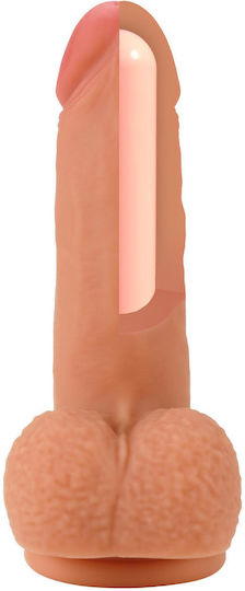 Dildo realist Cu ventuză Flesh 18cm