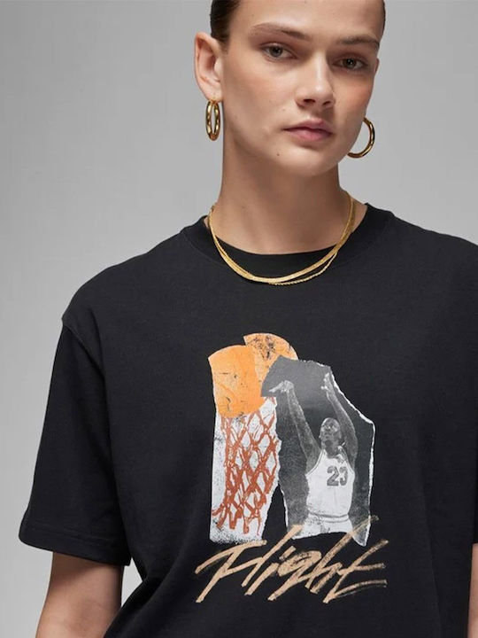 Damen T-Shirt Schwarz