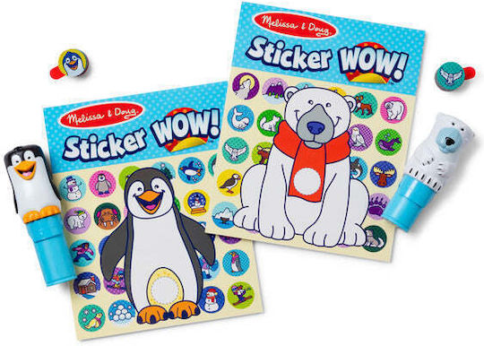 Spinmaster Melissa & Doug Велкро Wow Комплект с 2 Печатни Стикера Зима