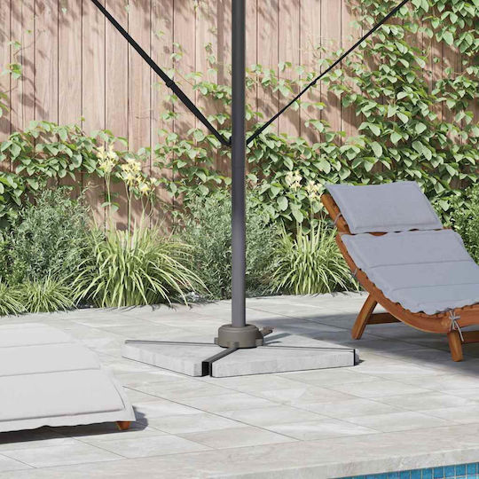 vidaXL Umbrella Stand made of Metal Silver 21.5x14x6cm