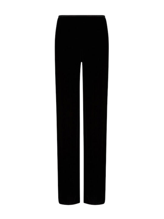 Damen Stoff Hose Schwarz