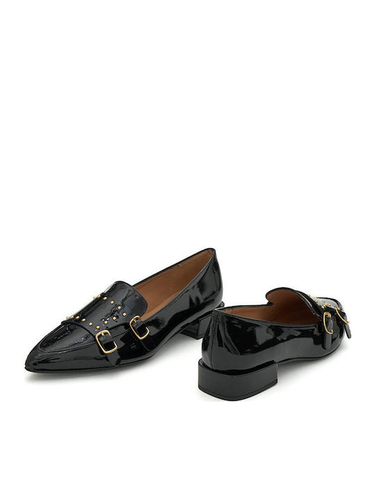 Λουστρίνι Γυναικεία Loafers σε Μαύρο Χρώμα