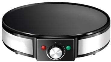 Pancake Maker 1200w Power Indicator Light 30cm Cooking Surface Black