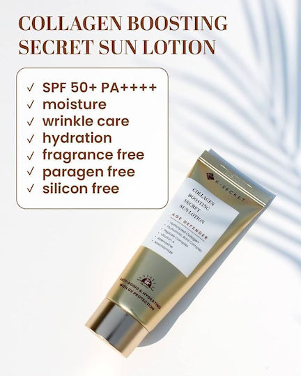 Collagen Boosting Secret Sun Sunscreen Lotion SPF50+ 60ml