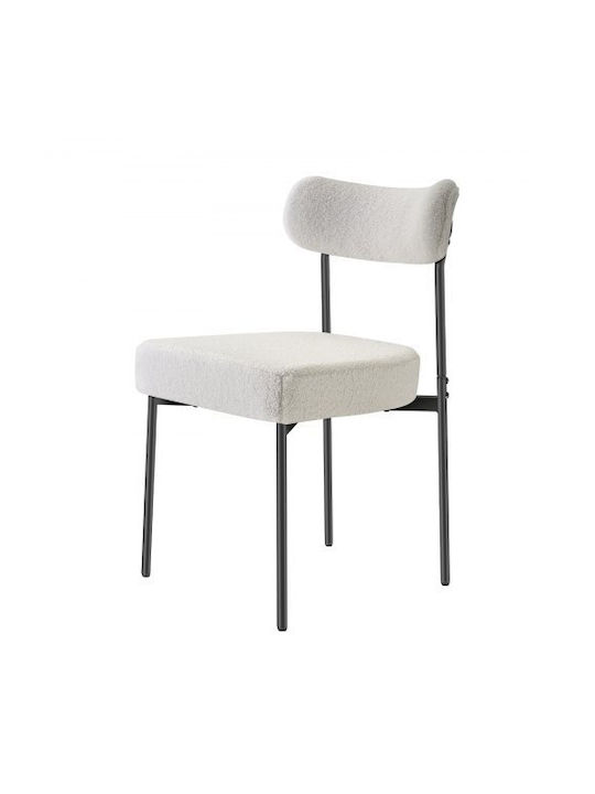 Dining Room Fabric Chair White 2pcs