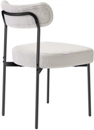 Dining Room Fabric Chair White 2pcs