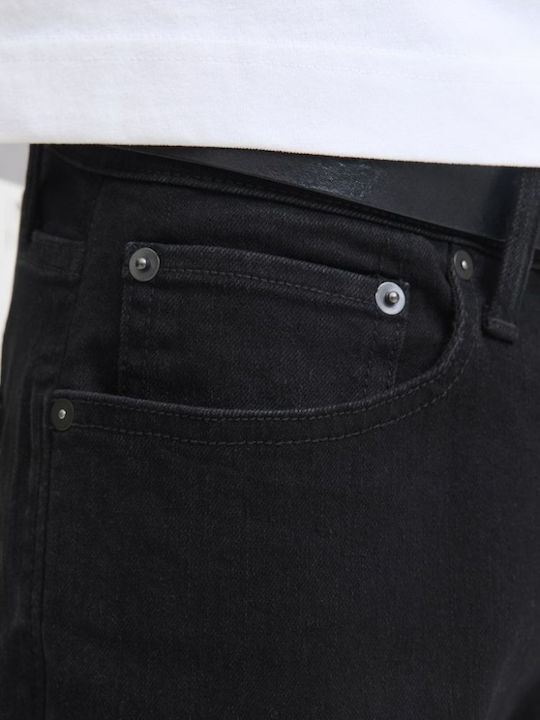 Men's Jeans Pants Elastic with Regular Fit Black