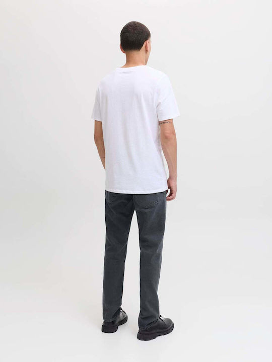 Men's Jeans Pants with Regular Tapered Fit Blue Denim
