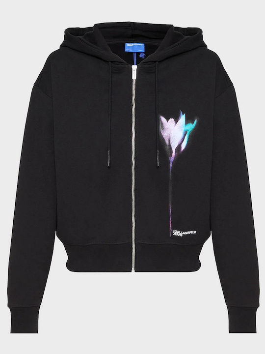 Karl Lagerfeld Jacket Black with Hood