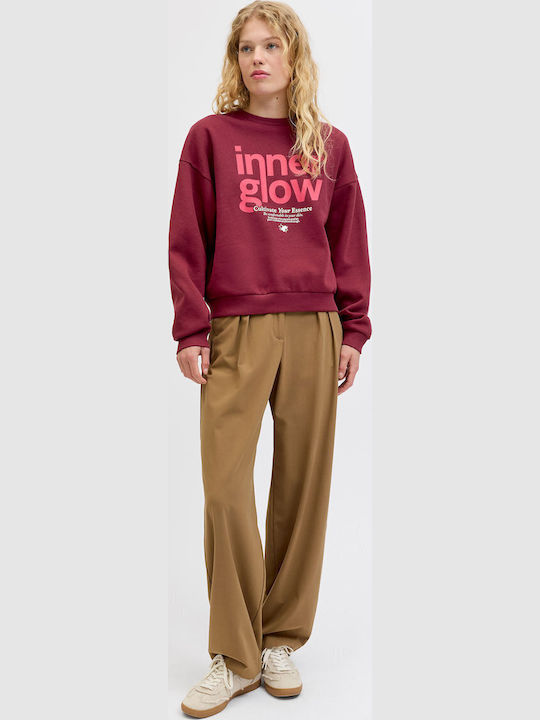 Damen Sweatshirt Bordeaux