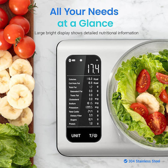 Cosori Digitale Küchenwaage bis 5kg Grau