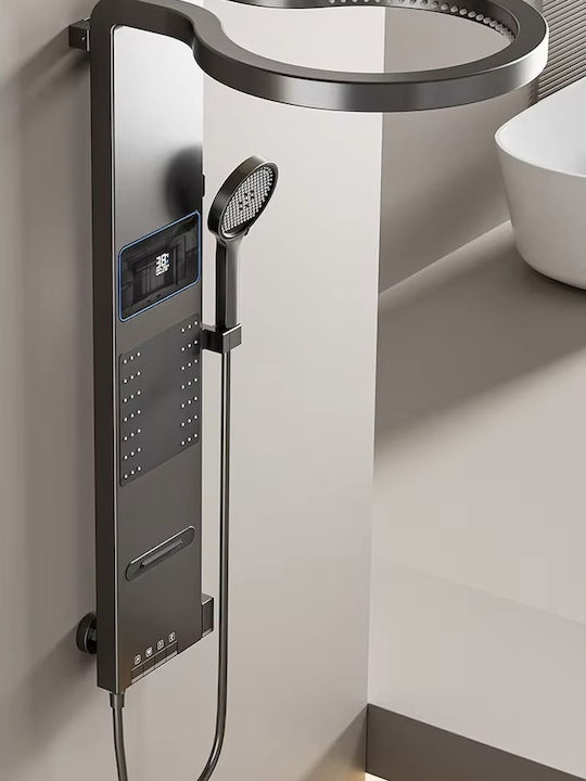Naron Στήλη Υδρομασάζ 113cm Γκρι