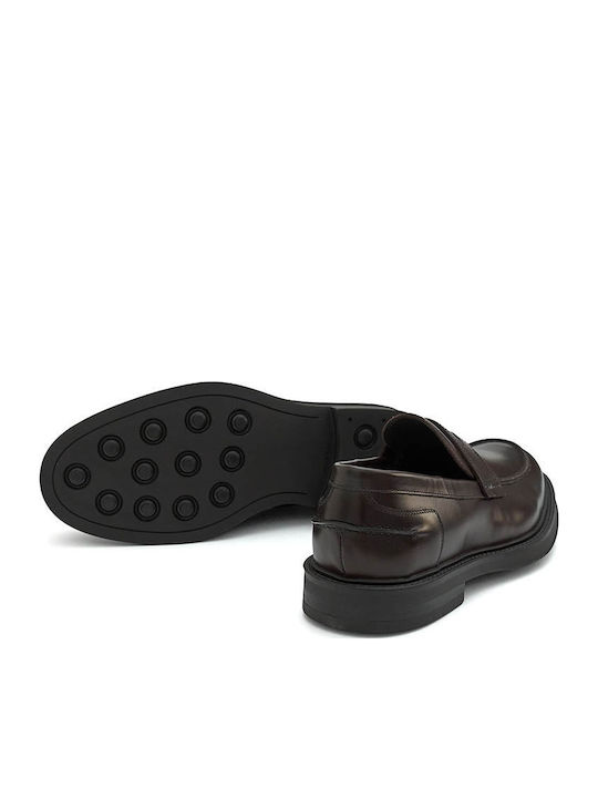 Men's Leather Loafers Brown