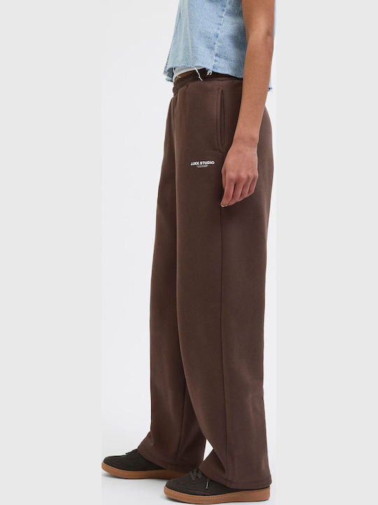 Ψηλόμεσο Παντελόνι Φόρμας Brown