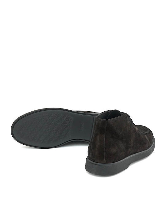 Suede Μαύρα Ανδρικά Μποτάκια