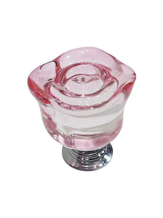 ACM Knob Furniture made of Zamak & Crystal & Metallic Chrome-glossy 11956-000-ORO1 1pcs
