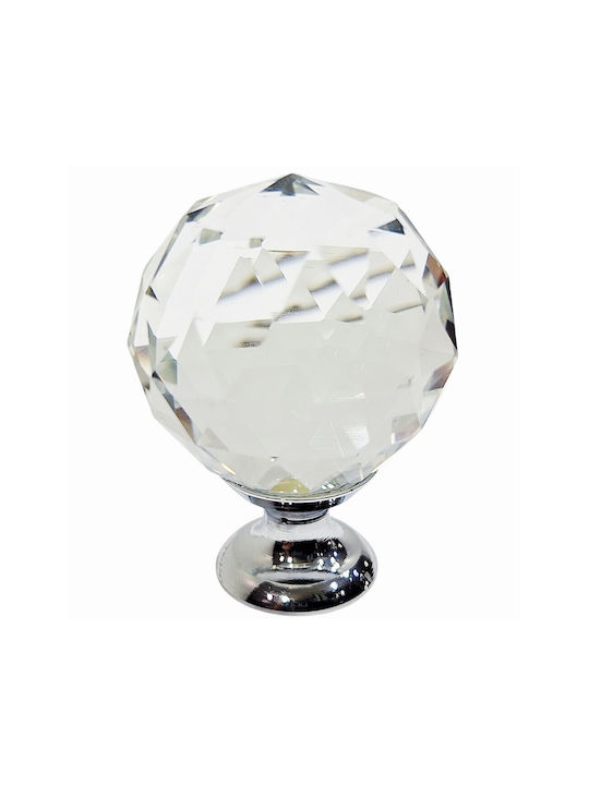 ACM Knob Furniture made of Metallic & Zamak & Crystal Chrome Glossy 12021-000-ORO1 1pcs
