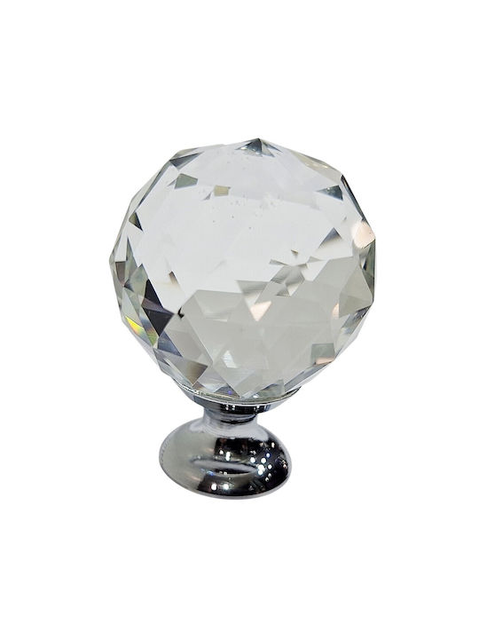 ACM Knob Furniture made of Metallic & Zamak & Crystal Chrome Glossy 12021-000-ORO1 1pcs