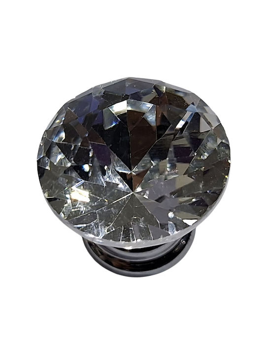 ACM Knob Furniture made of Metallic & Zamak & Crystal Chrome Glossy 11958-000-ORO1 1pcs