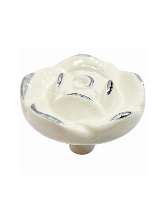 ACM Knob Furniture made of Zamak & Metallic White-nickel 12019-000-12B1 1pcs