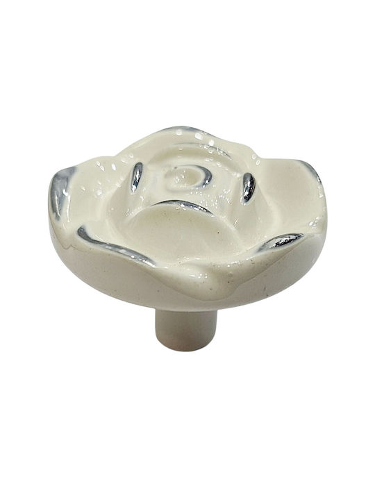 ACM Knob Furniture made of Zamak & Metallic White-nickel 12019-000-12B1 1pcs