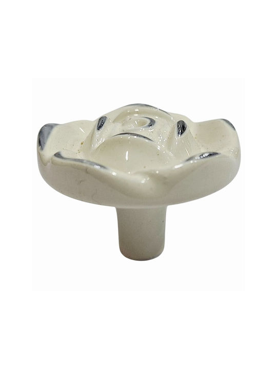 ACM Knob Furniture made of Zamak & Metallic White-nickel 12019-000-12B1 1pcs