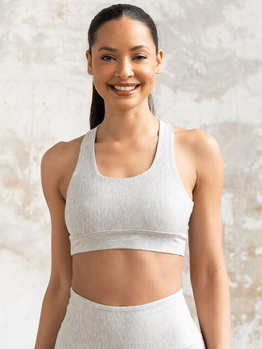 Γυναικείο Αθλητικό Μπουστάκι Push Up Gray