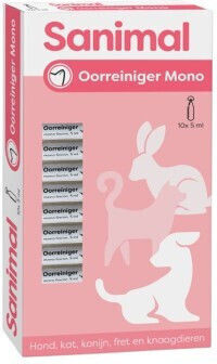 Sanimal Mono Ohrreinigung Fläschchen 10x5ml
