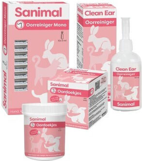 Sanimal Mono Ohrreinigung Fläschchen 10x5ml