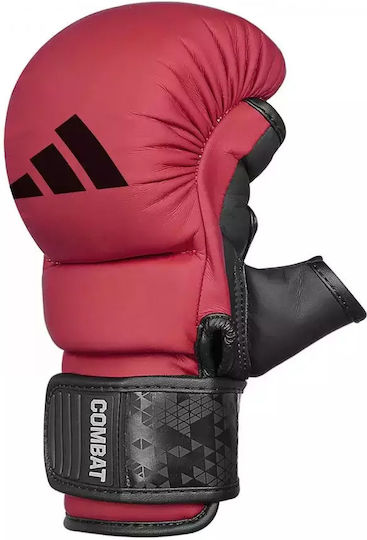 Grappling MMA Gloves Adidas Combat 50 Red Black