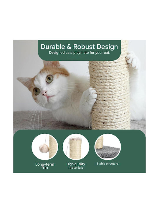 Post Cats Fluffy Ball Toy Pfotenolymp Ονυχοδρόμιο Μπεζ 34x26εκ.