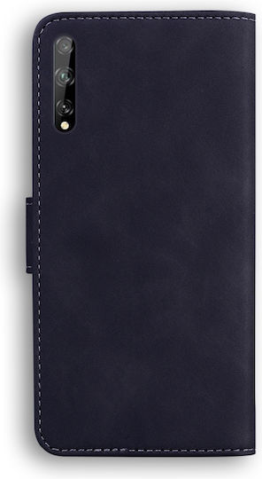 Сгъваемо Портмоне Кожа / Изкуствена кожа / Силикон Черен (Huawei P Smart S / Y8P)