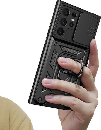 Bodycell Slide Cover Back Cover Metallic Black (Poco F7)