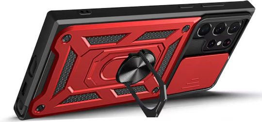 Bodycell Slide Cover Back Cover Metallic Red (Xiaomi Poco C71)