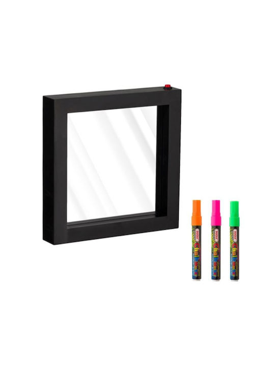 Neon Διακοσμητικό Φωτιστικό LED Πίνακας 23x3.8x23εκ.