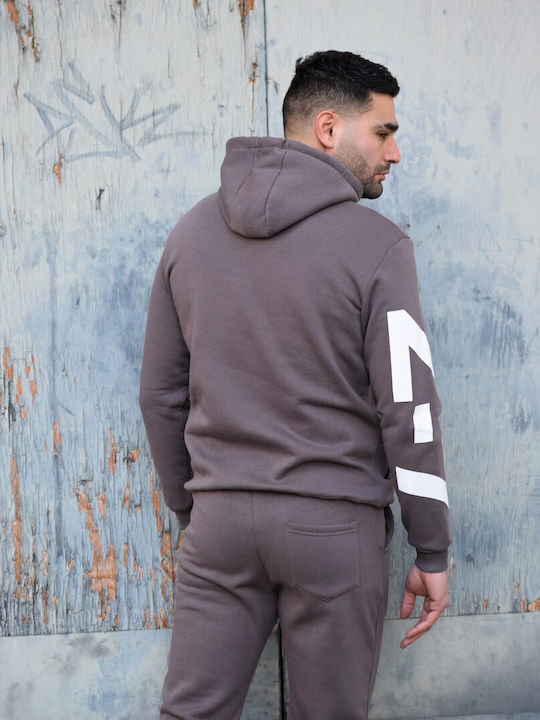 Sweatshirt with Hood Gray