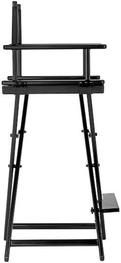 Gabbiano Chair for Makeup with Adjustable Height Black