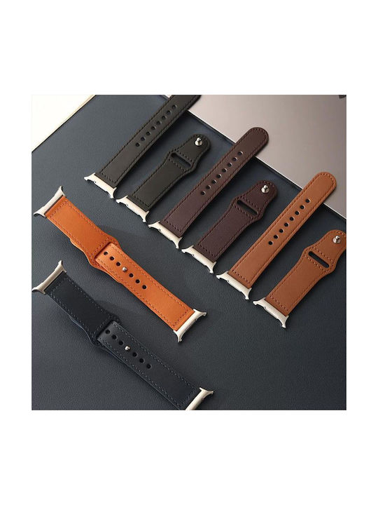 Armband Leder Orange (Amazfit T-Rex 3)