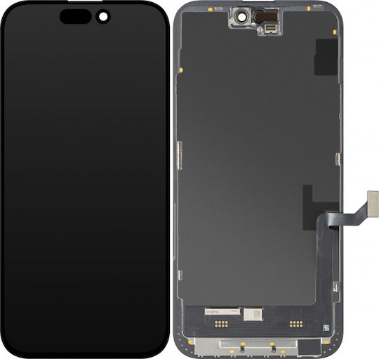 MP Οθόνη με Μηχανισμό Αφής για iPhone 15 Plus (Μαύρο)
