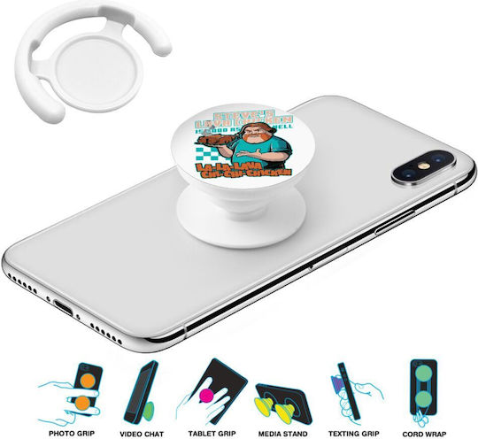 Steves Lava Chicken Phone Holders Stand Λευκό Βάση Στήριξης Κινητού Στο Χέρι