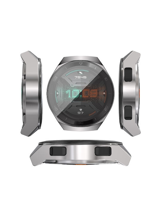 TPU Cover Silicone Case in Silver color for Huawei Watch GT 2e
